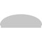 Ekena Millwork Elliptical Sunburst Architectural Grade PVC Combination Pediment, 80"W x 26-7/8"H x 2-3/4"P PEDPC080X270ELL01 - alternate 3